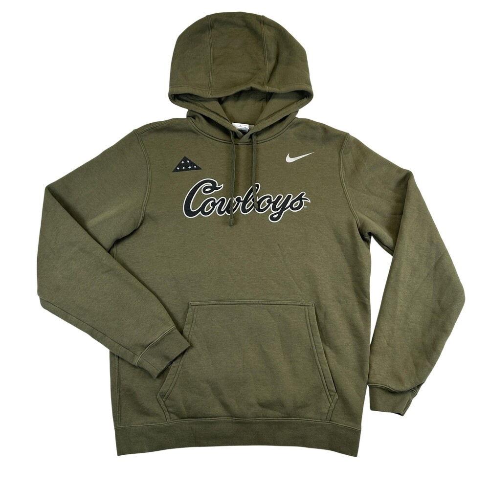 Oklahoma State Cowboys Hoodie Mens Small Folds Of Honor NCAA Football Nike